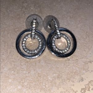 Swarovski circle earrings